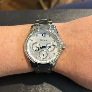 Pulsar watch with Swarovski crystals